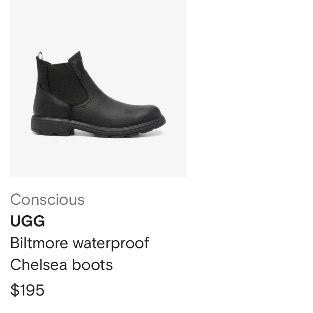 SOLD - UGG MEN CHELSEA BOOTS